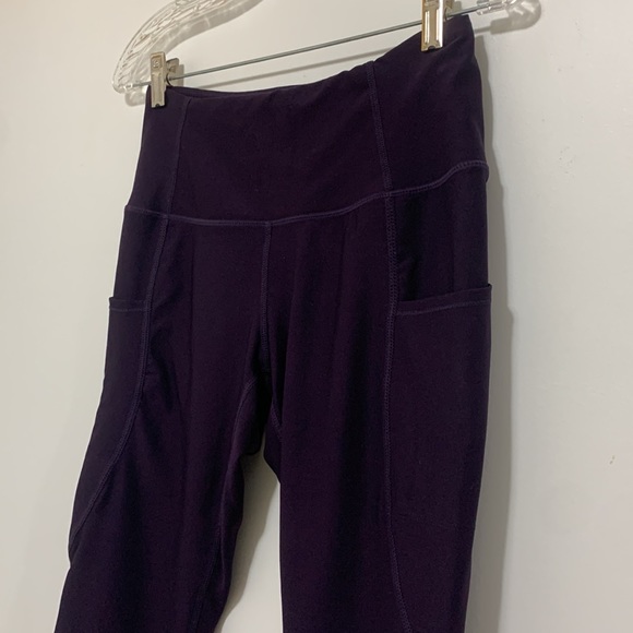 Tesla High Rise Purple Capri Leggings - Picture 5 of 8